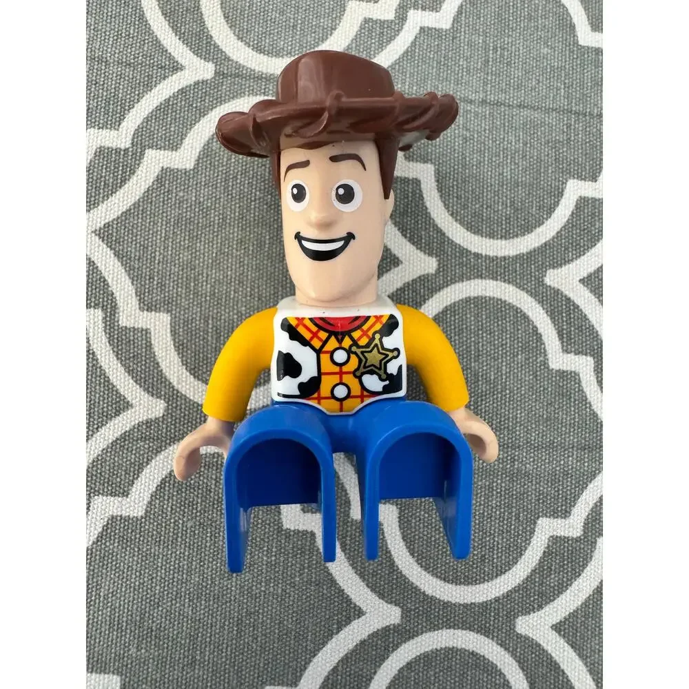 Disney Lego Duplo Toy Story Woody Figure Building Blocks STEM Collectible